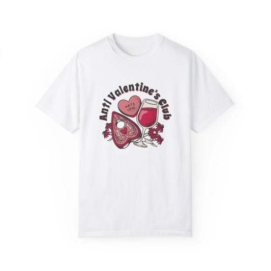 Anti Valentine's Club Unisex T-shirt, Valentine's Day Gift, Funny Heartbreak Tee